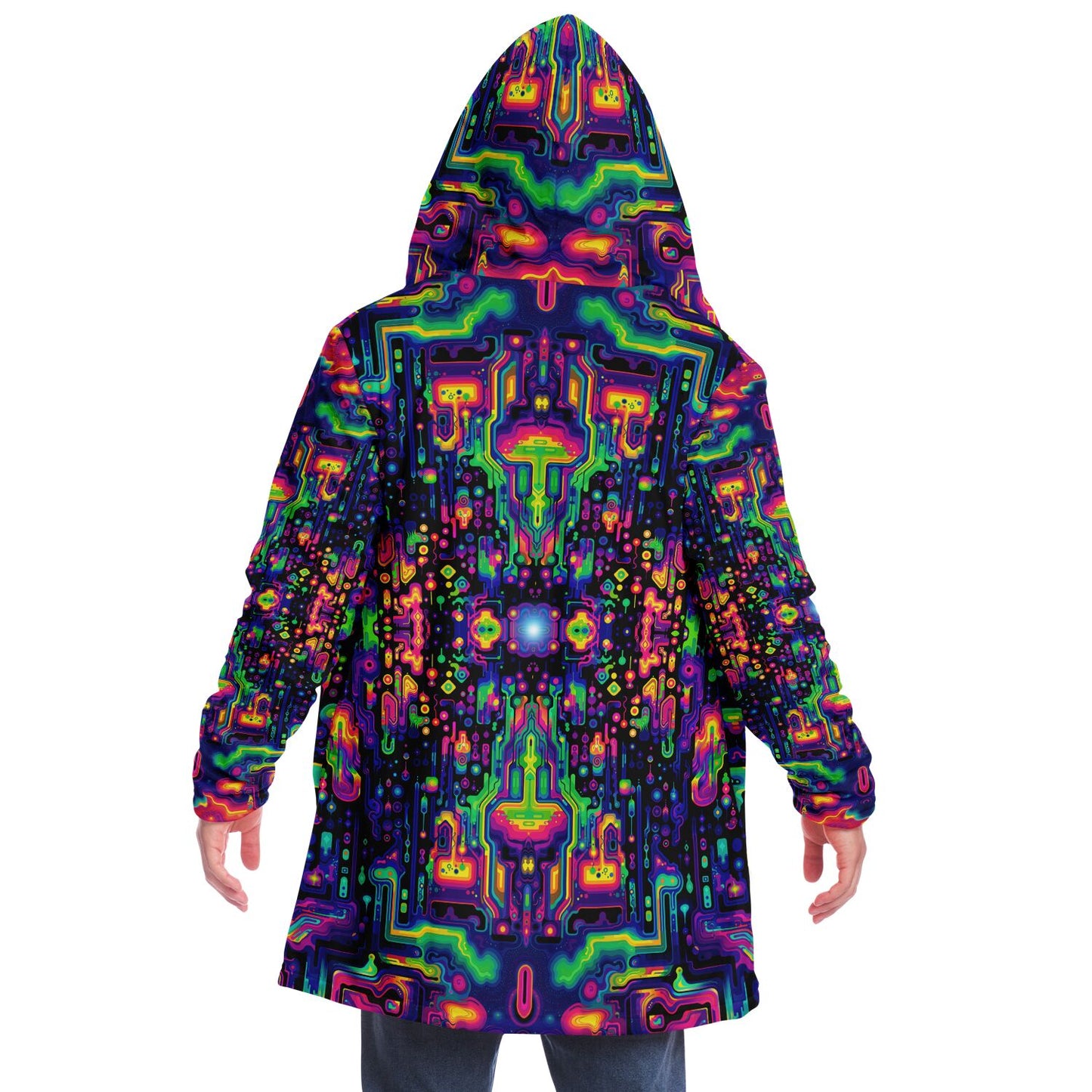 "Trip Capacitor" HOODED CLOAK