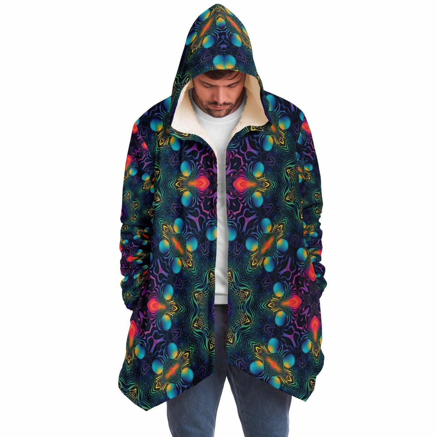 "Cosmic Fingerprint V2" HOODED CLOAK