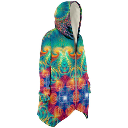 "Free Your Mind - Fibonacci Spiral" HOODED CLOAK