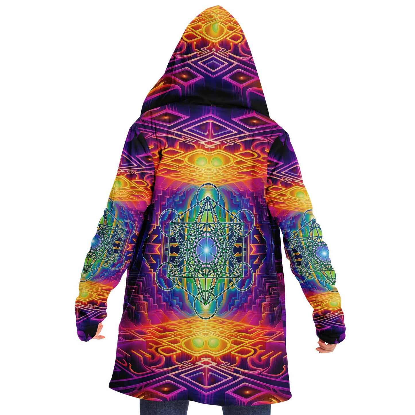 "Focused Thought" HOODED CLOAK