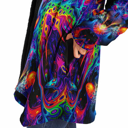 "Nebulizer" HOODED CLOAK