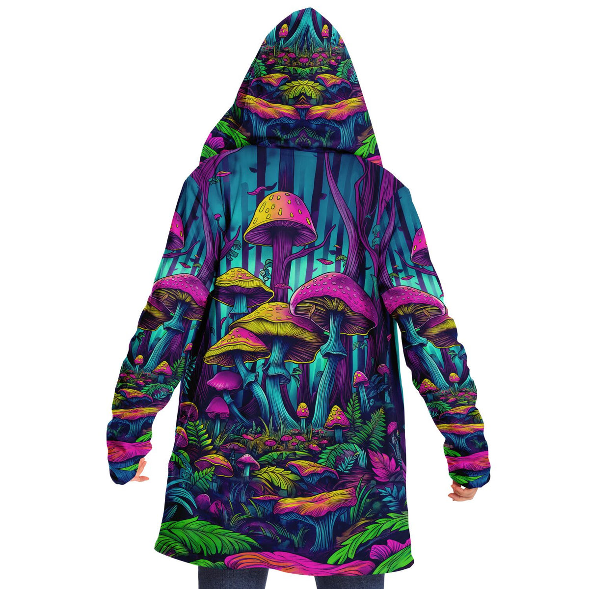 "Mushroom Forest" HOODED CLOAK