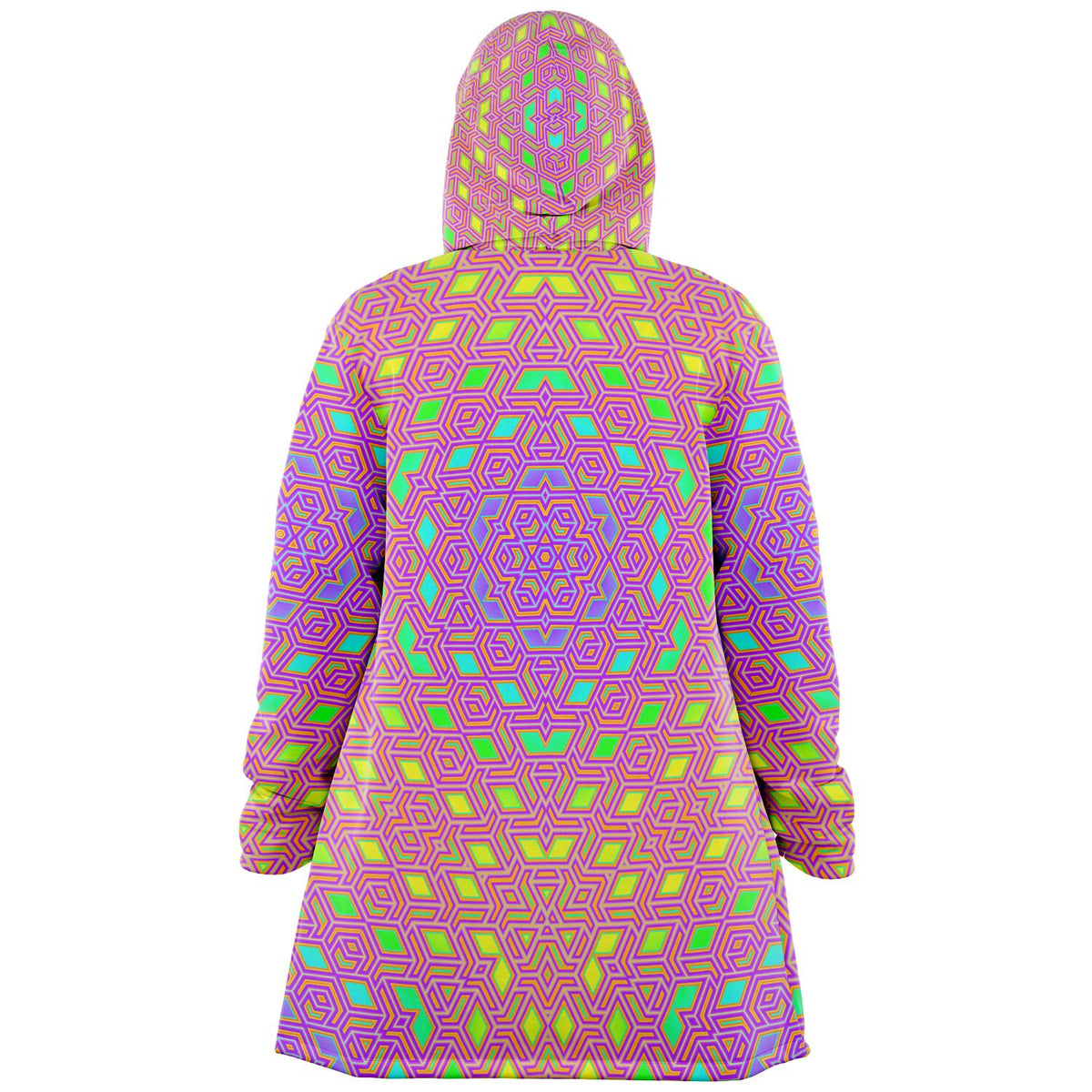 "Qwerty Bloom" HOODED CLOAK