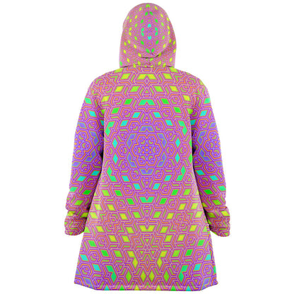 "Qwerty Bloom" HOODED CLOAK