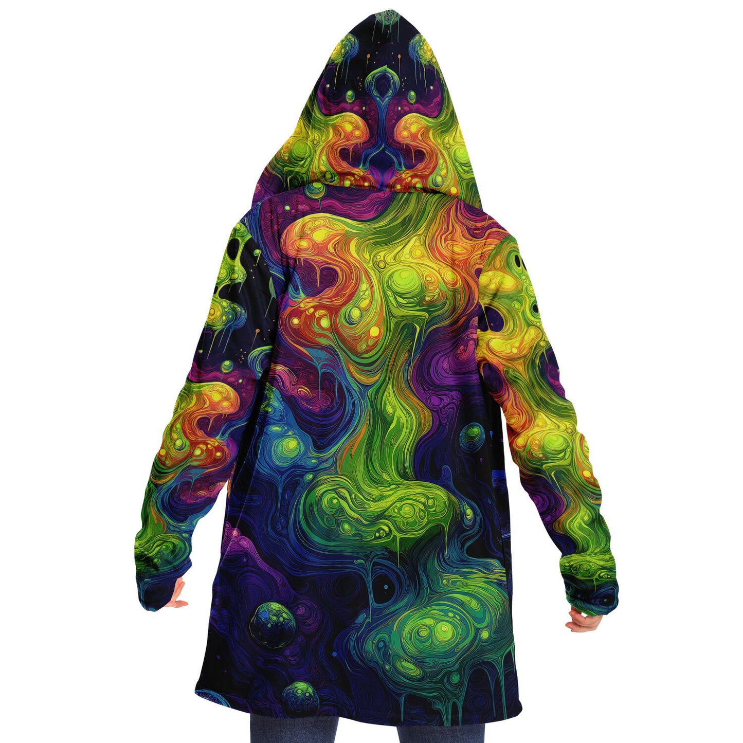 "I Love Lava Lamp" HOODED CLOAK