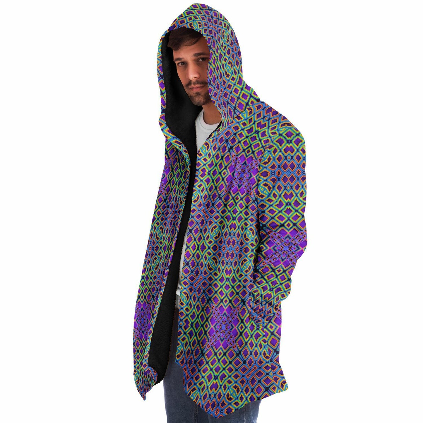 "Cymatic Surge" HOODED CLOAK