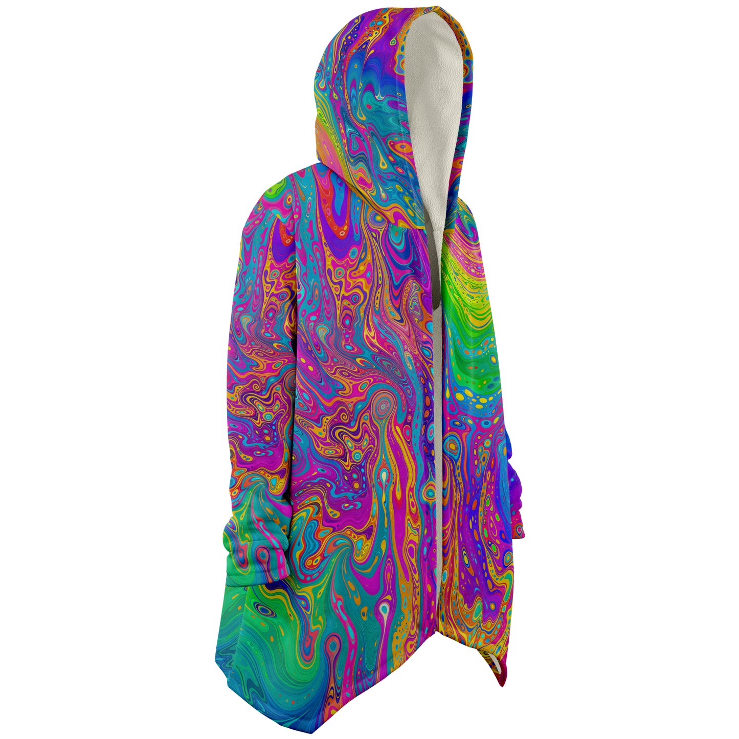 "UV Bleed" HOODED CLOAK