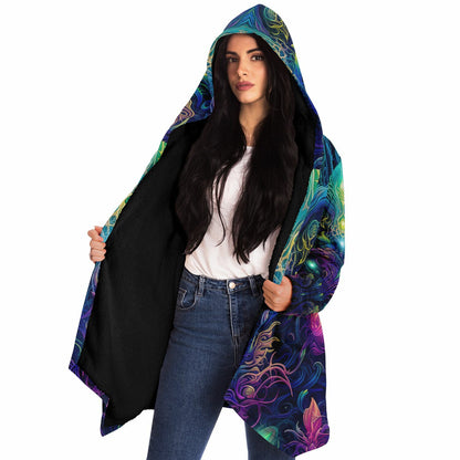 "Orchidious" HOODED CLOAK