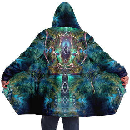 "Fluer de Vie" HOODED CLOAK