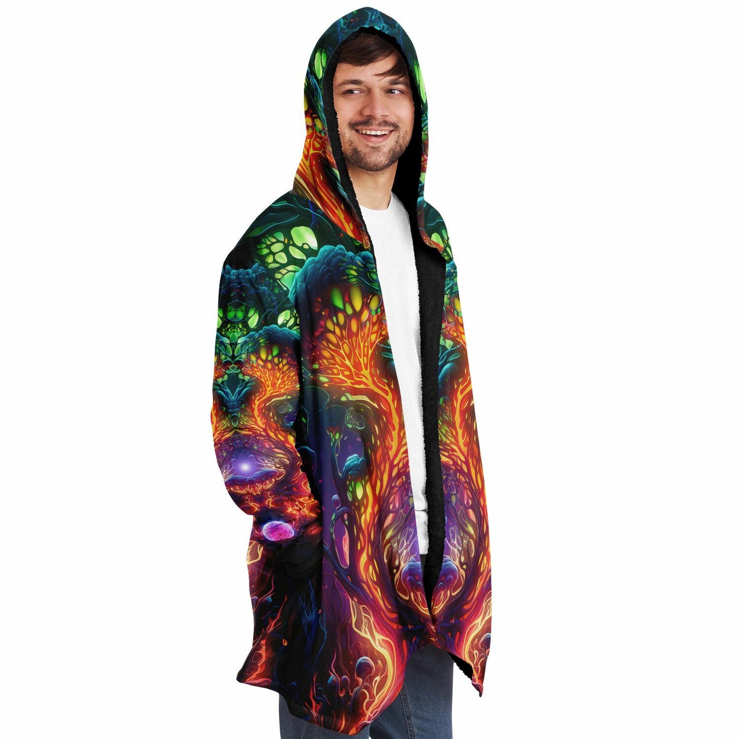 "Mush Dark So Color" HOODED CLOAK copy