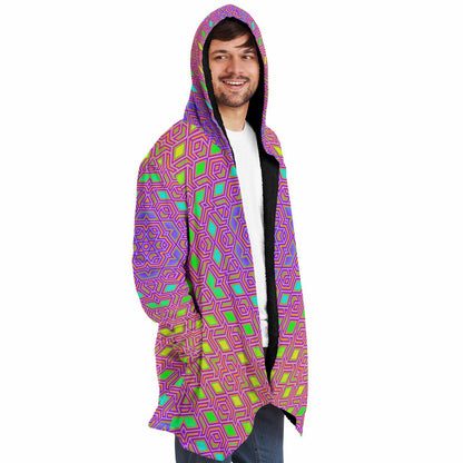 "Qwerty Bloom" HOODED CLOAK