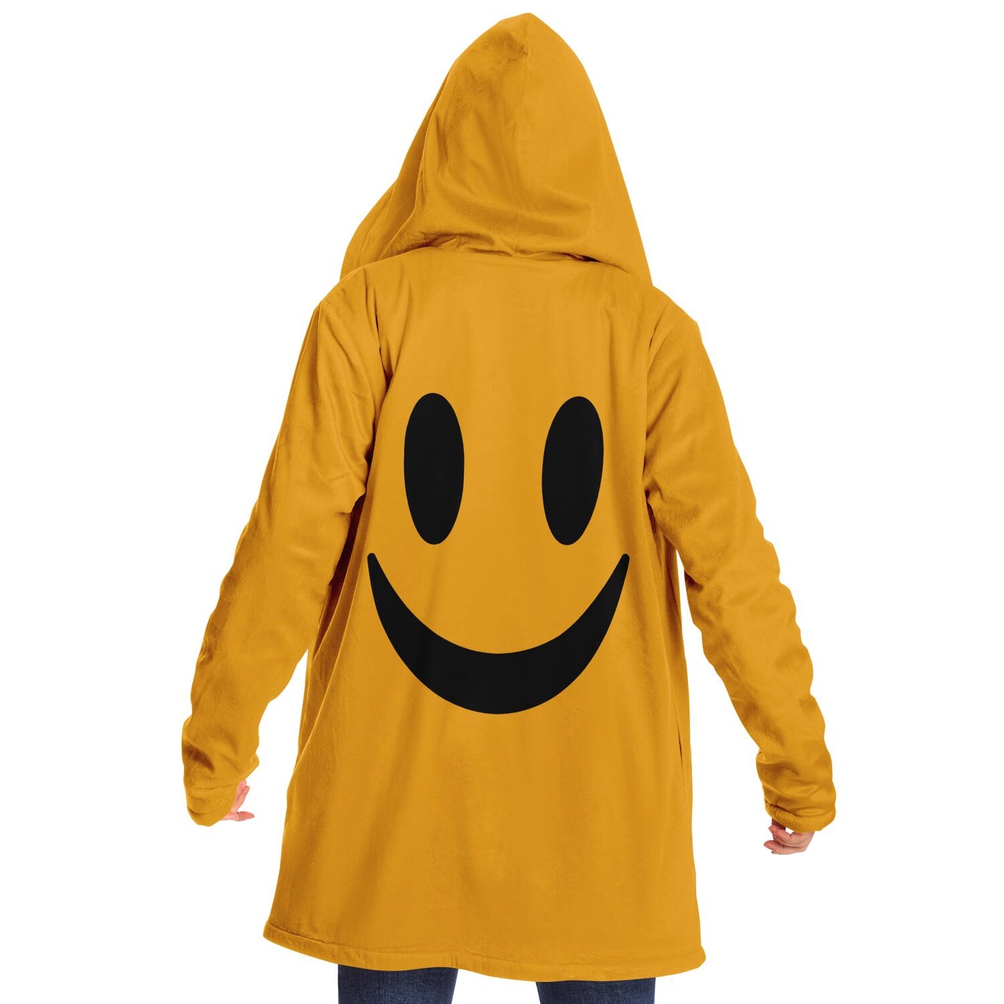 "Yellow Smiley" HOODED CLOAK