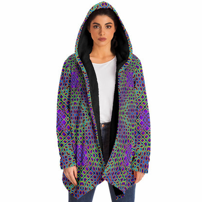"Cymatic Surge" HOODED CLOAK