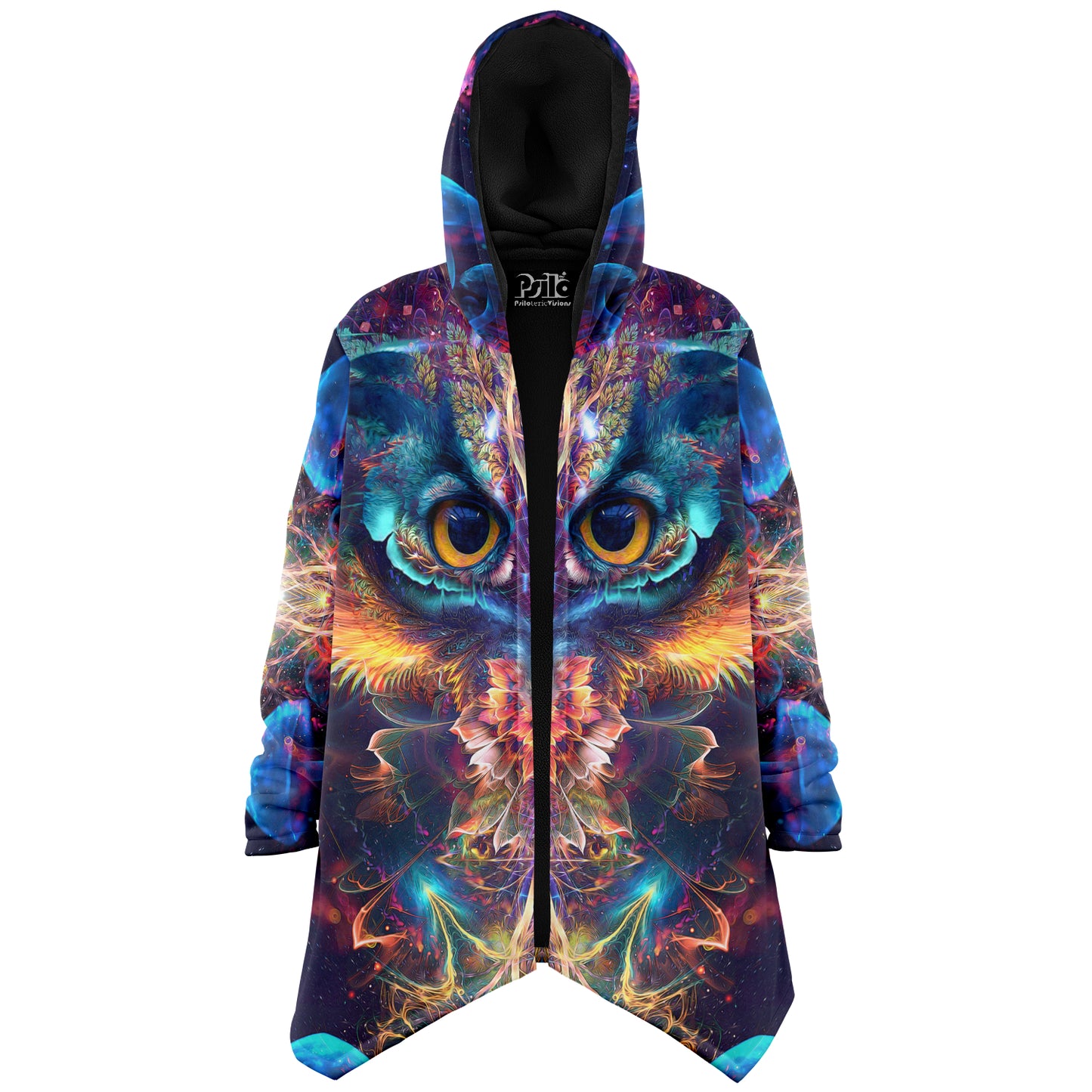 "Peekaboo" HOODED CLOAK (Black)