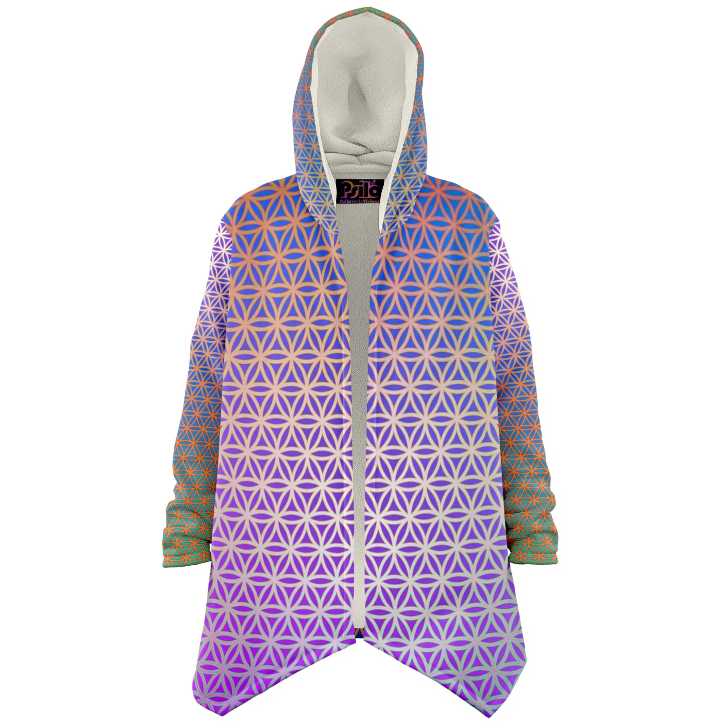 "Flower de Life" HOODED CLOAK