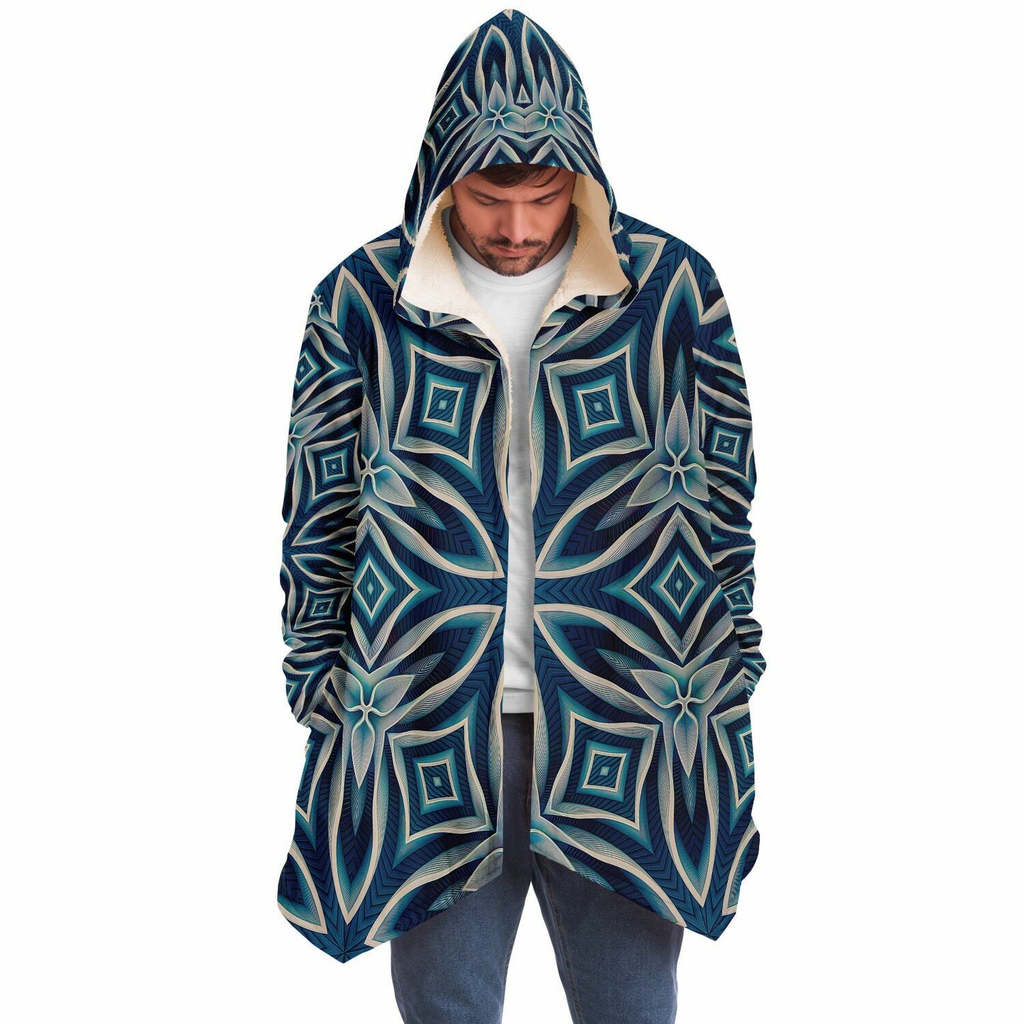 "Ice Chant" HOODED CLOAK