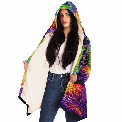 "Maze of Life" HOODED CLOAK