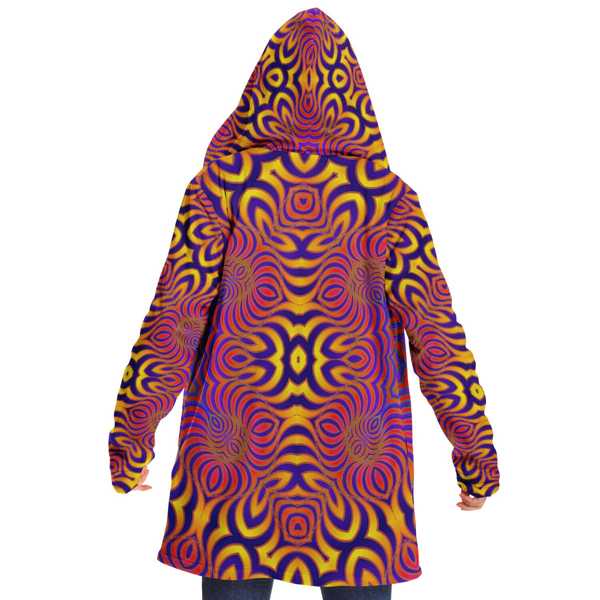 "Primordial Swirl" HOODED CLOAK