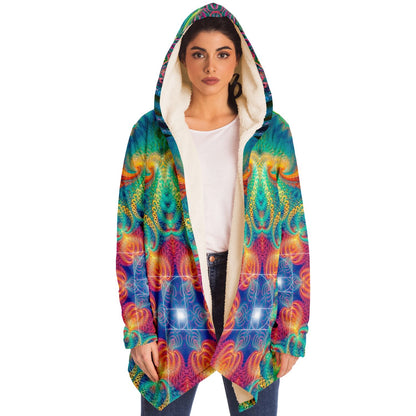 "Free Your Mind - Fibonacci Spiral" HOODED CLOAK