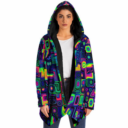 "Purple Delusion" HOODED CLOAK