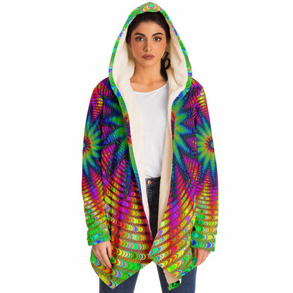 "Tie Dye Burst" HOODED CLOAK