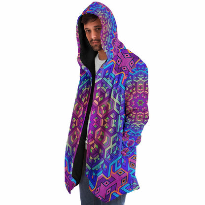 "7th Dimensional Star" (Black) HOODED CLOAK