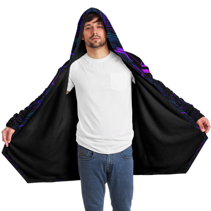 "Alice In Night City" HOODED CLOAK