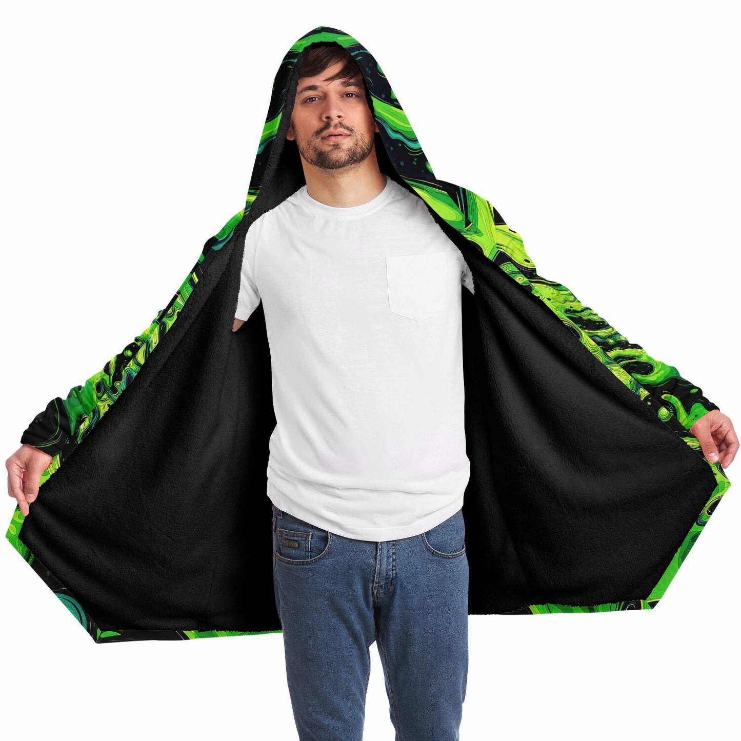 "Slimer" HOODED CLOAK