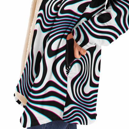 "Wild Cat (White)" HOODED CLOAK