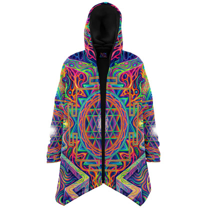 "Oh My Sri Yantra" HOODED CLOAK