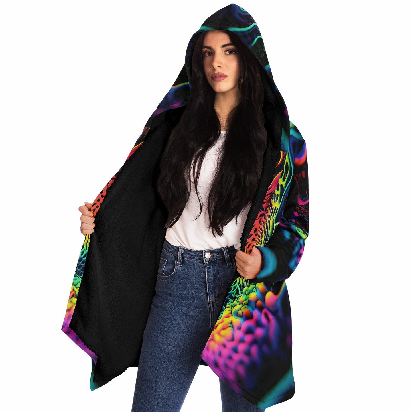 "Ferro Field" HOODED CLOAK