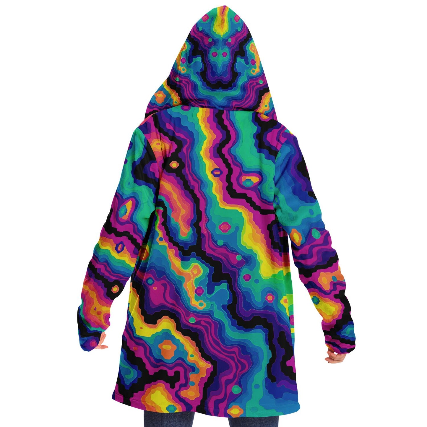 "Digiheat" HOODED CLOAK