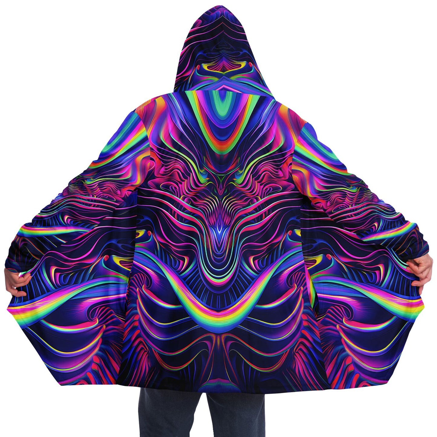 "The Neon Effect" HOODED CLOAK