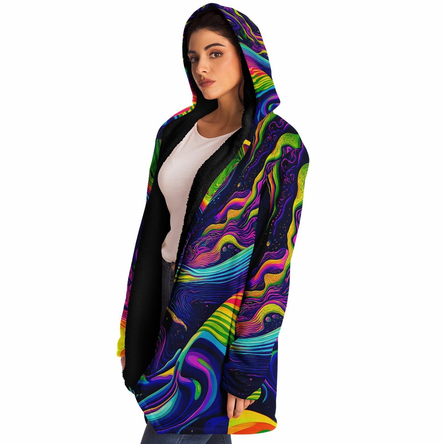 "Dimension 1111" HOODED CLOAK