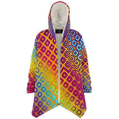 "Peacocking" HOODED CLOAK