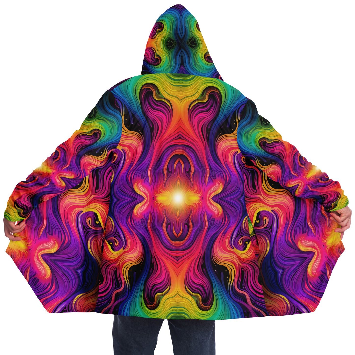 "Cosmic Currents" HOODED CLOAK