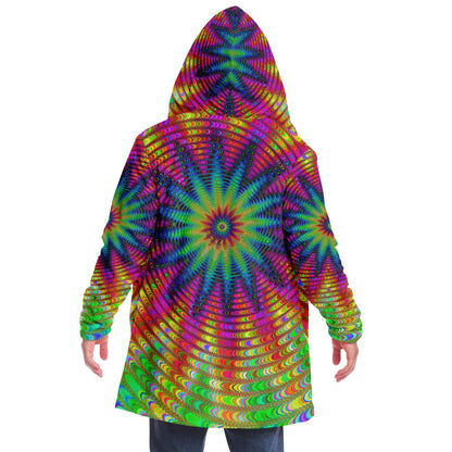 "Tie Dye Burst" HOODED CLOAK