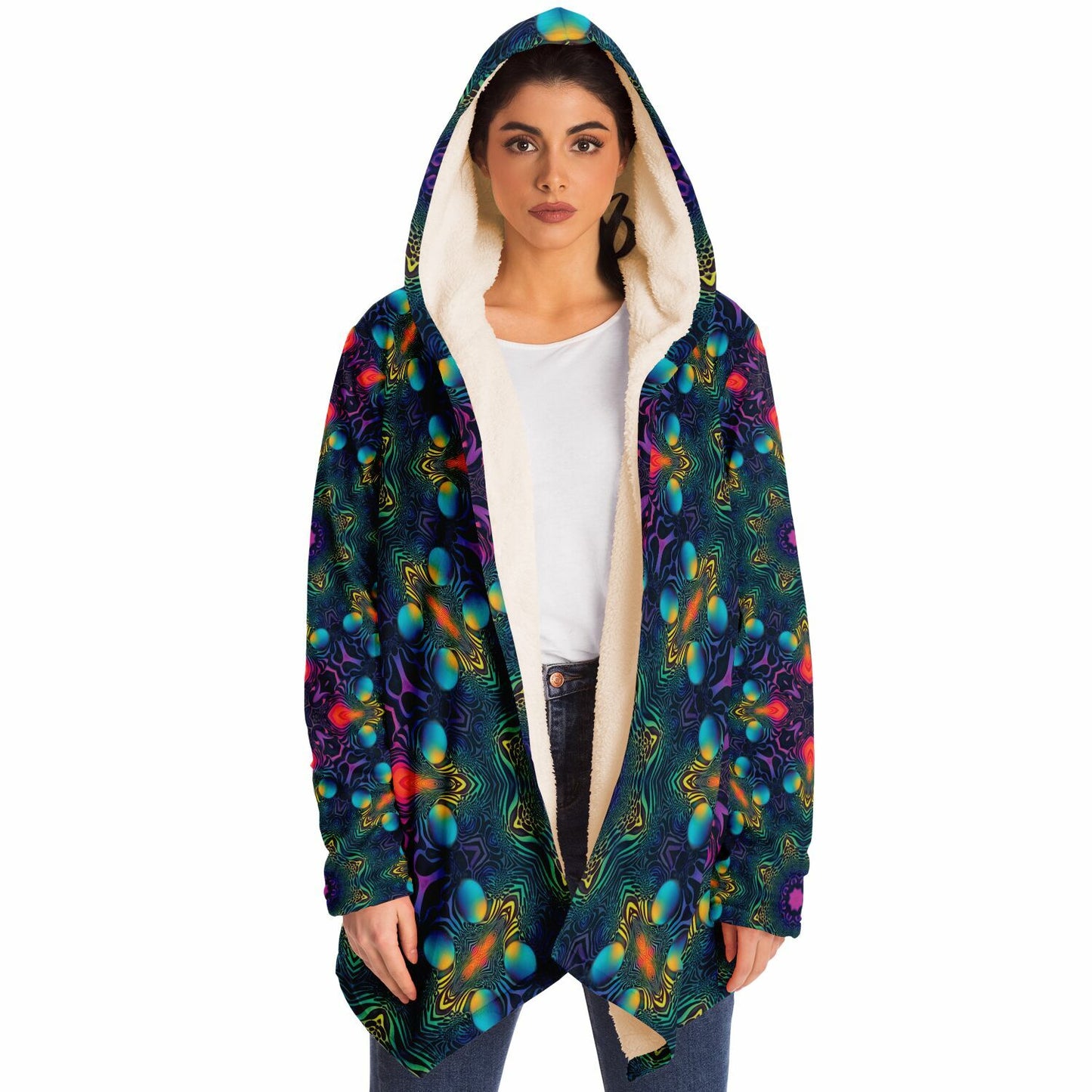 "Cosmic Fingerprint V2" HOODED CLOAK