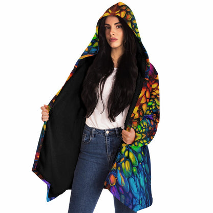 "Scaled" HOODED CLOAK