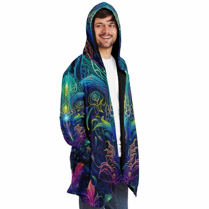 "Orchidious" HOODED CLOAK