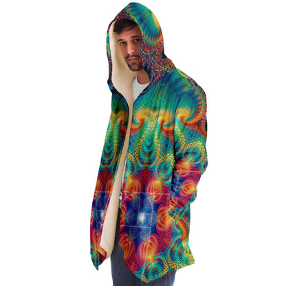 "Free Your Mind - Fibonacci Spiral" HOODED CLOAK