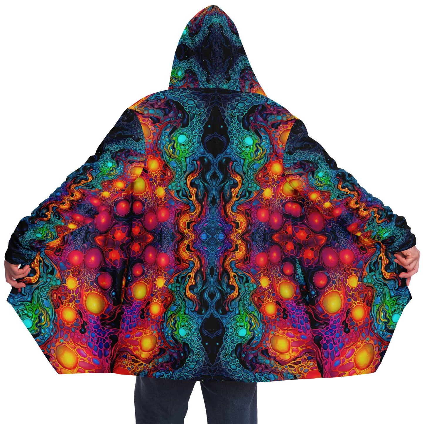 "Molten Flow" HOODED CLOAK