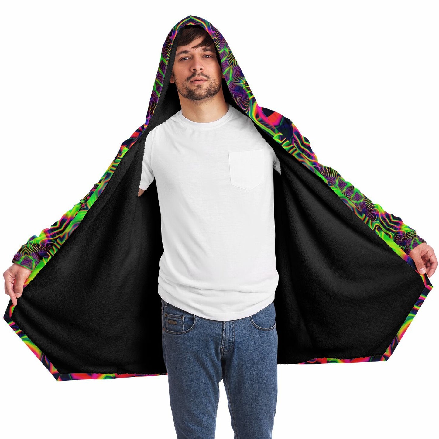 "Psypod" HOODED CLOAK