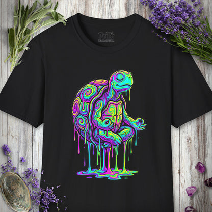 SILLY2001 "Meditating Turt" T-SHIRT - Black