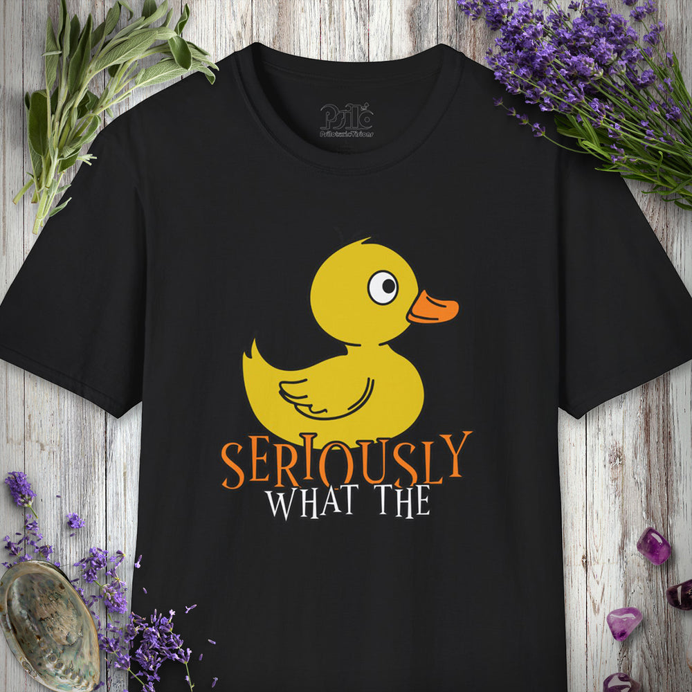 SILLY2000 "What the Duck" T-SHIRT - Black