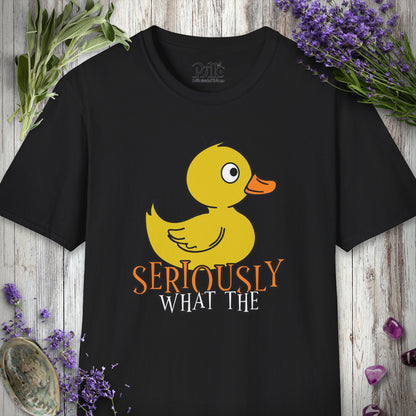 SILLY2000 "What the Duck" T-SHIRT - Black