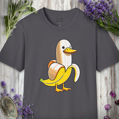 SILLY635 "Banana Duck" T-SHIRT - Charcoal