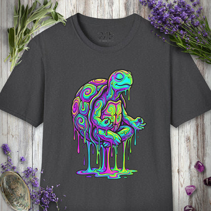 SILLY2001 "Meditating Turt" T-SHIRT - Dark Heather