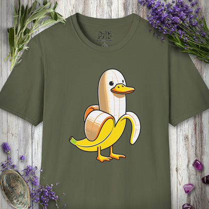 SILLY635 "Banana Duck" T-SHIRT - Military Green