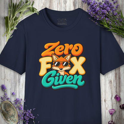 SILLY2002 "Zero Fox Given" T-SHIRT - Navy
